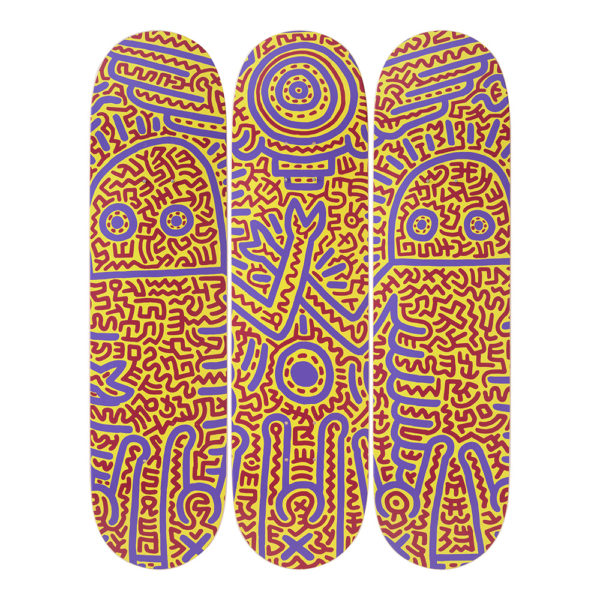 Keith Haring  - Untitled 1984 Skateboard Set