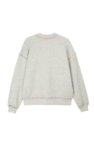 Embroidery Sweatshirt - Grey
