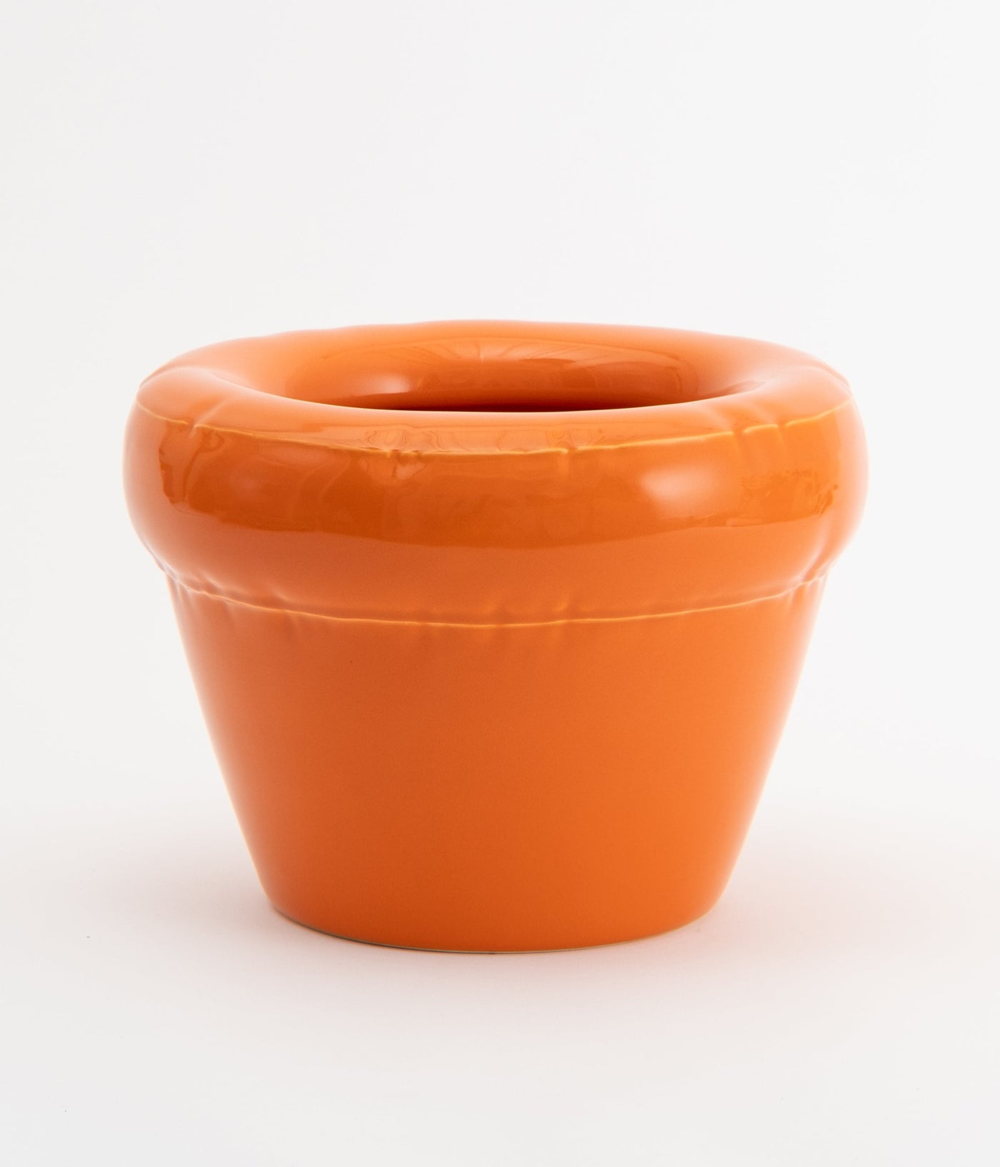 Planter 'PIERRE' - Mandarin (Gloss)