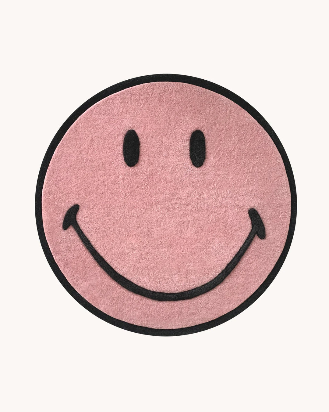 MIYOSHI RUG MOOON SMILEY FACE RUG 新品未使用品 Smiley® 6 Foot Monochrome Rug – Ultra-Soft & Plush Comfort