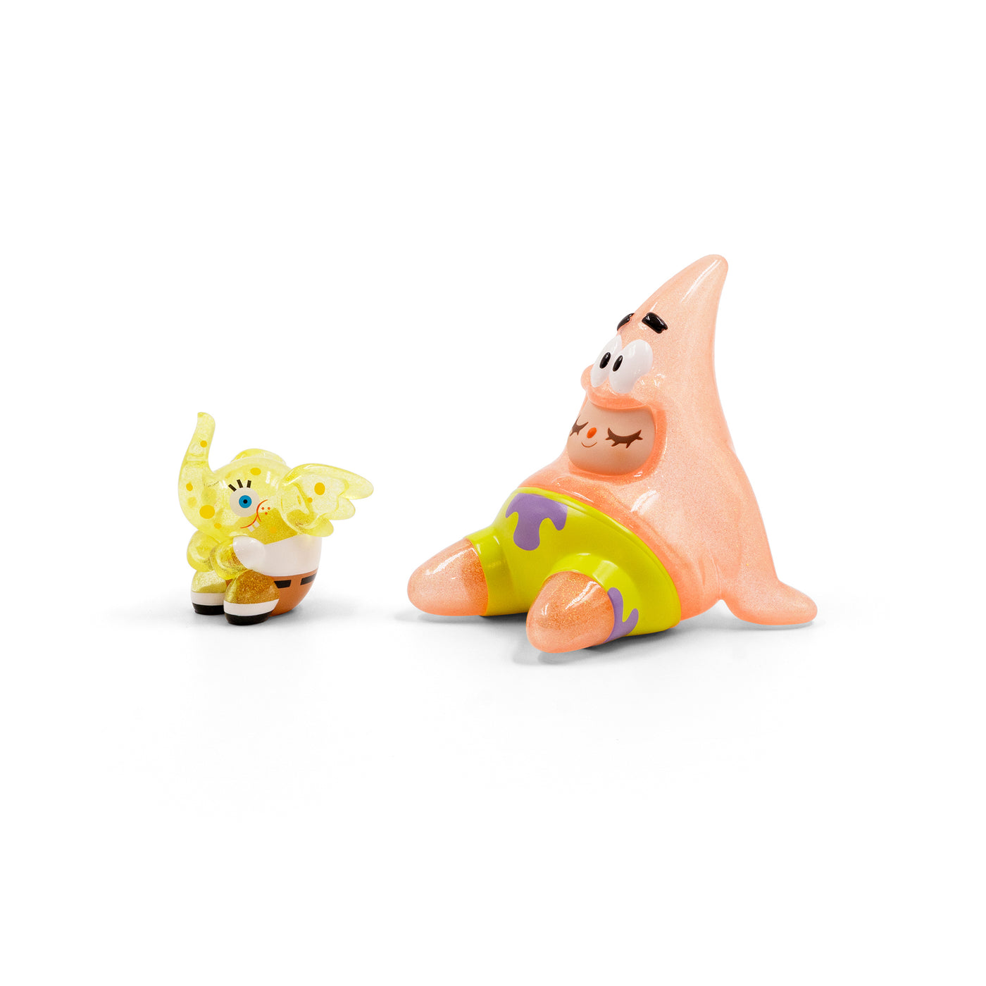 PATRICK GREENIE & SPONGEBOB ELFIE (GLITCHY GLITTER EDITION)