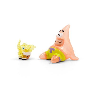 PATRICK GREENIE & SPONGEBOB ELFIE (GLITCHY GLITTER EDITION)