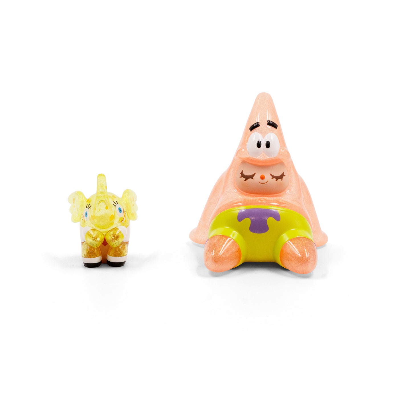 PATRICK GREENIE & SPONGEBOB ELFIE (GLITCHY GLITTER EDITION)