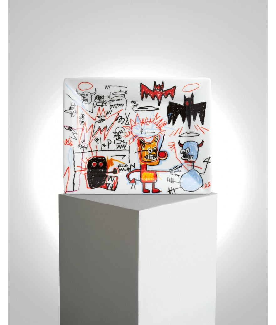 Jean-Michel Basquiat "Batman" Rectangular Tray
